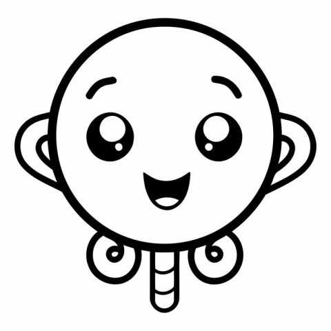 cute and little boy kawaii character icon vector illustration de