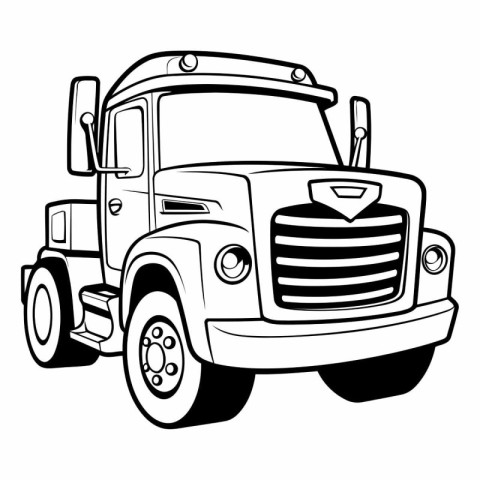 Illustration of a truck on a white background.