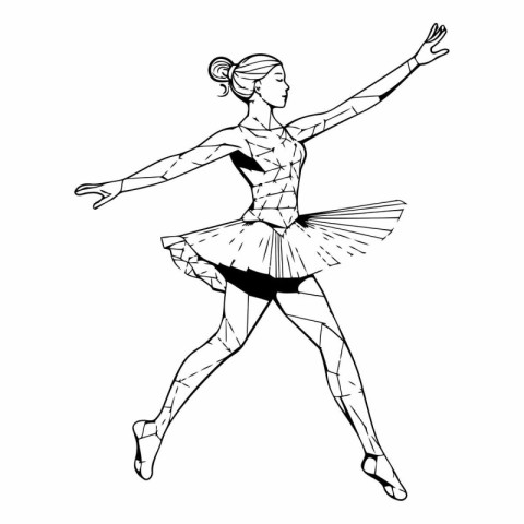 Dancing ballerina of a ballerina.