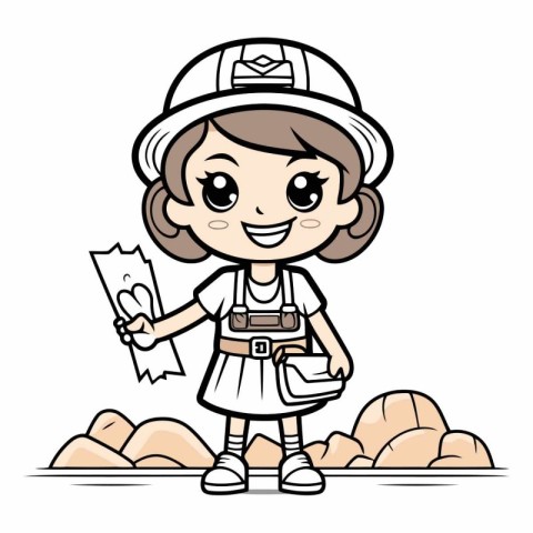 clipart. drawing. cartoon. girl. little. kid. character. cute. p